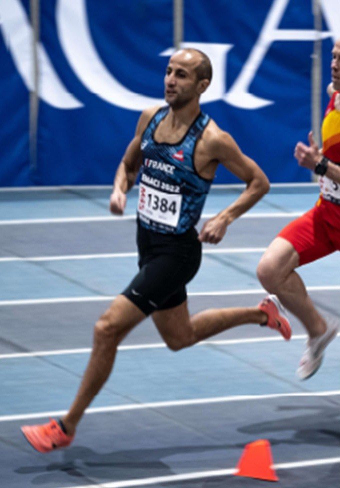 Mohamed Merroune en course